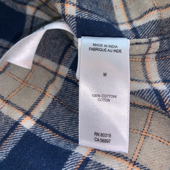 Lucky Brand Plaid Flannel Button Down - Picture 7 of 11
